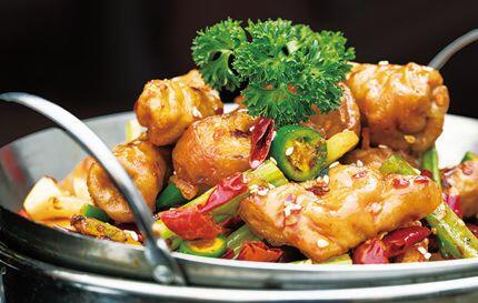 Griddle Cooked Pork intestines