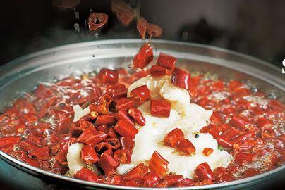 House Special Fish In Boiling Spicy Broth