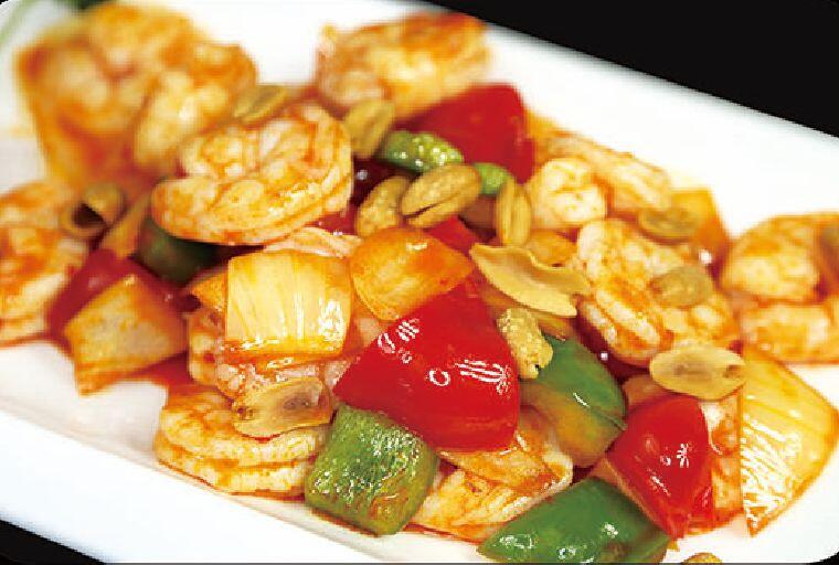 Kung Pao Shrimp Balls