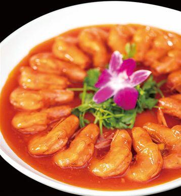 Braised Prawns Sweet & Sour Sauce
