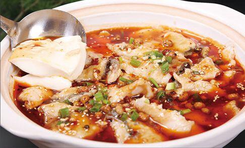 Sliced Fish With Tofu Pudding In Chili Sauce