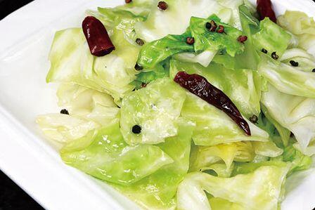 Northern China Sautéed Cabbage