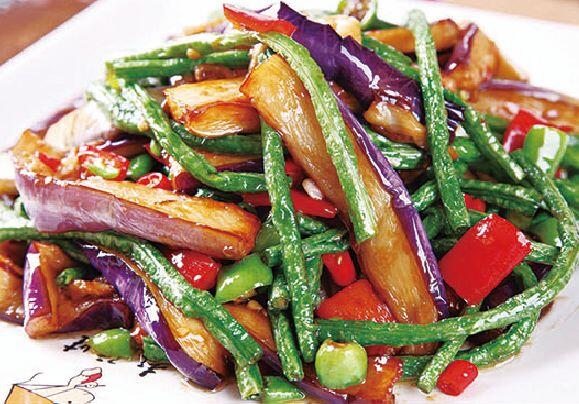 Eggplant String Beans